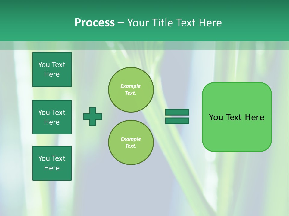 Grass And Drop PowerPoint Template