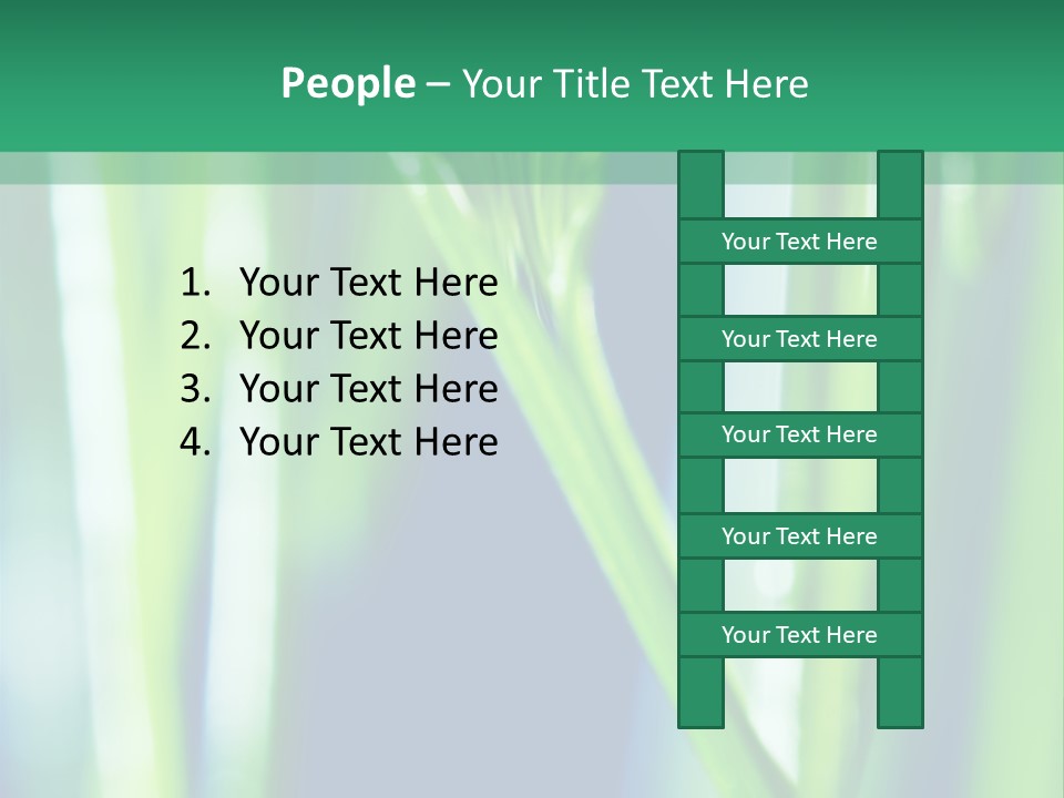 Grass And Drop PowerPoint Template