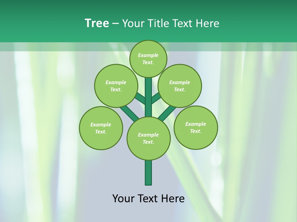 Grass And Drop PowerPoint Template