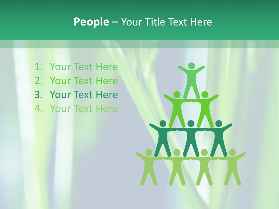 Grass And Drop PowerPoint Template