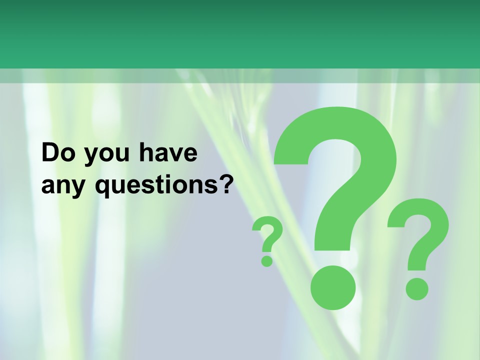 Grass And Drop PowerPoint Template