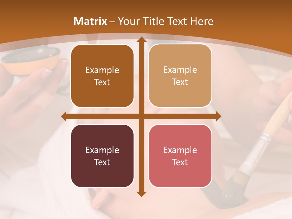 Beautiful Woman At The Spa Center For Face Care Session PowerPoint Template