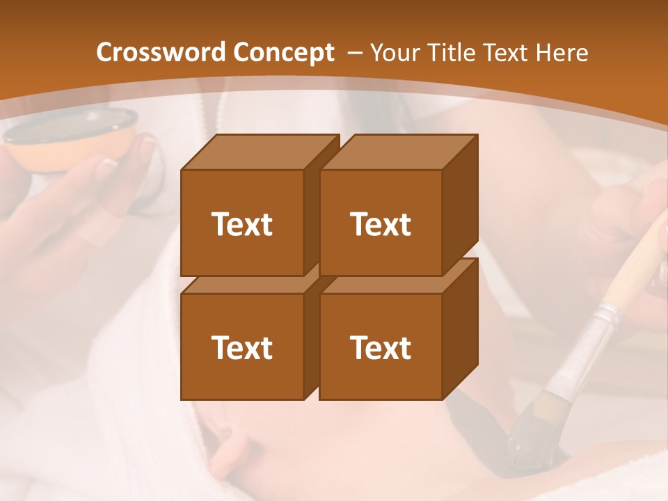 Beautiful Woman At The Spa Center For Face Care Session PowerPoint Template