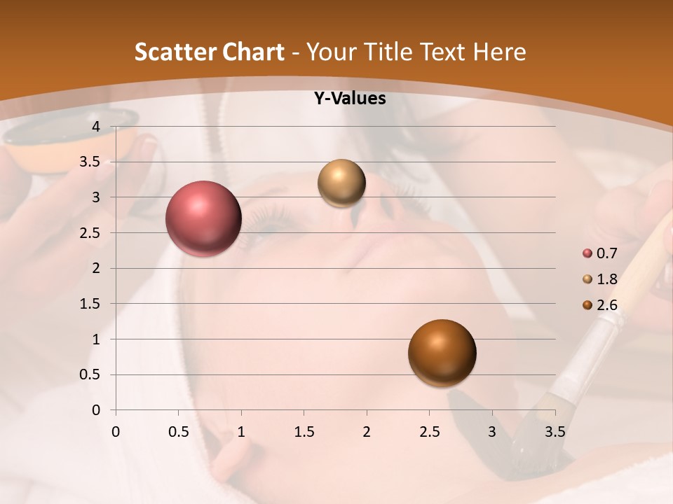 Beautiful Woman At The Spa Center For Face Care Session PowerPoint Template