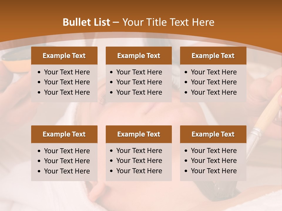 Beautiful Woman At The Spa Center For Face Care Session PowerPoint Template