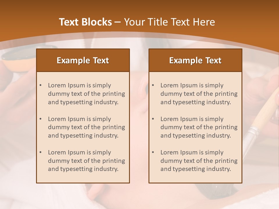 Beautiful Woman At The Spa Center For Face Care Session PowerPoint Template