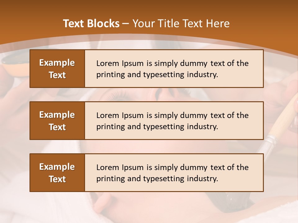 Beautiful Woman At The Spa Center For Face Care Session PowerPoint Template