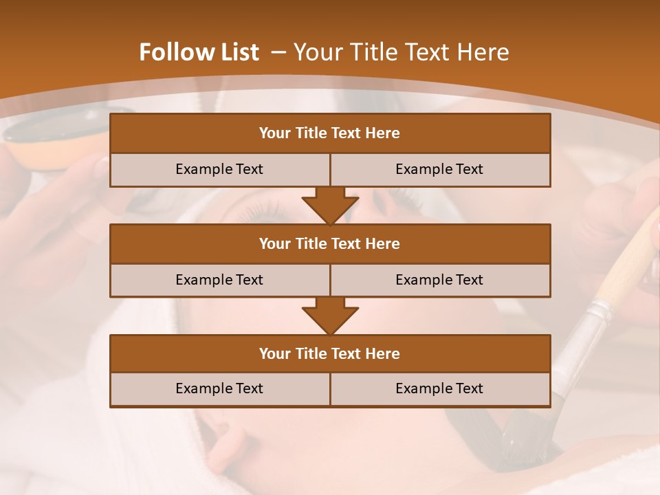 Beautiful Woman At The Spa Center For Face Care Session PowerPoint Template