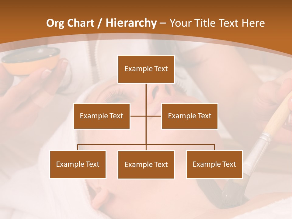 Beautiful Woman At The Spa Center For Face Care Session PowerPoint Template