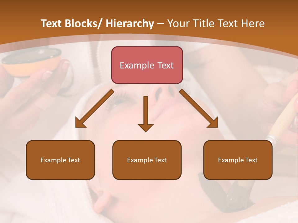 Beautiful Woman At The Spa Center For Face Care Session PowerPoint Template