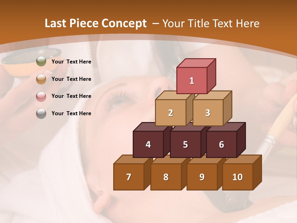 Beautiful Woman At The Spa Center For Face Care Session PowerPoint Template