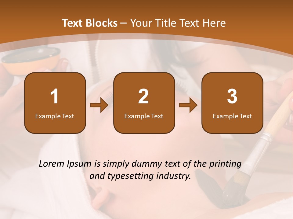 Beautiful Woman At The Spa Center For Face Care Session PowerPoint Template