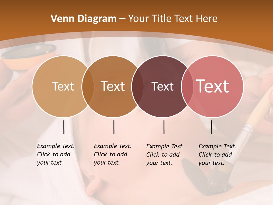 Beautiful Woman At The Spa Center For Face Care Session PowerPoint Template