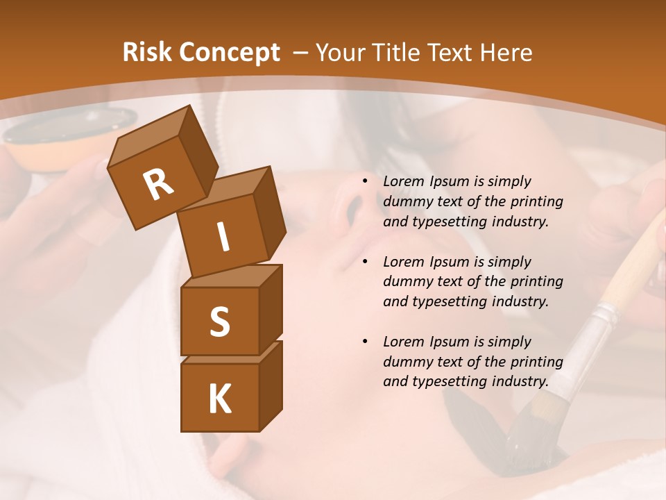 Beautiful Woman At The Spa Center For Face Care Session PowerPoint Template