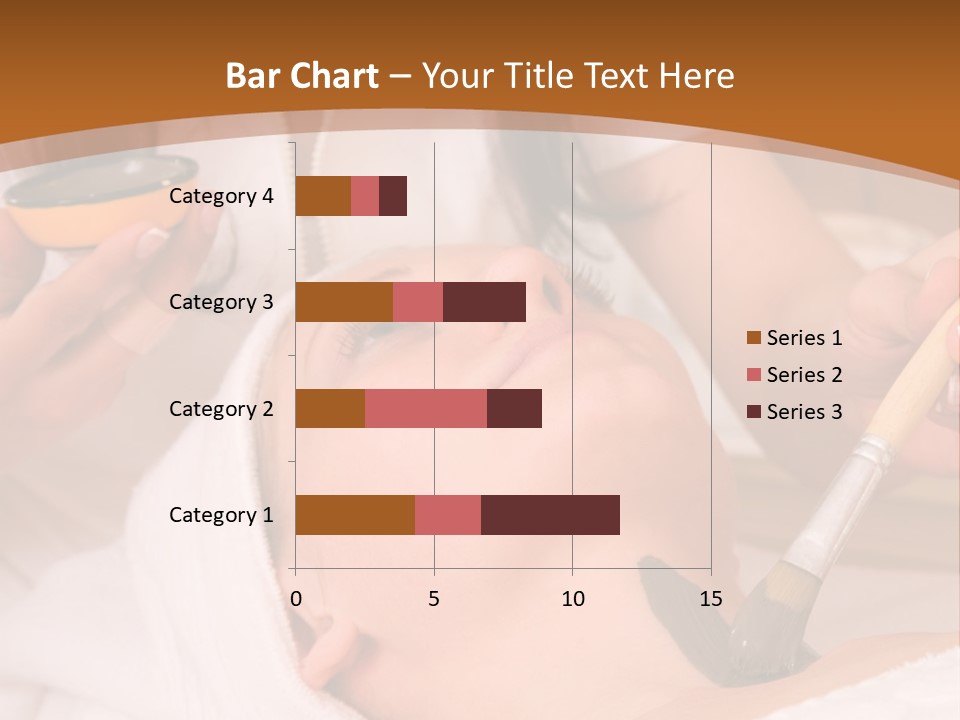 Beautiful Woman At The Spa Center For Face Care Session PowerPoint Template