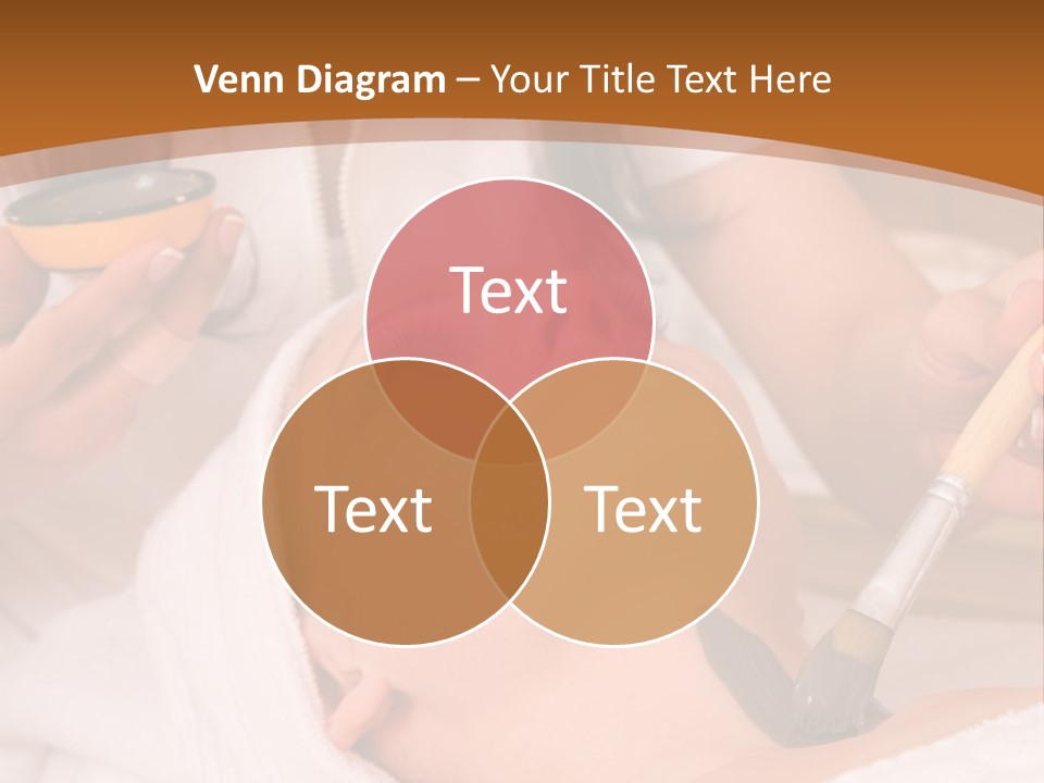 Beautiful Woman At The Spa Center For Face Care Session PowerPoint Template