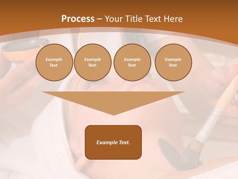 Beautiful Woman At The Spa Center For Face Care Session PowerPoint Template