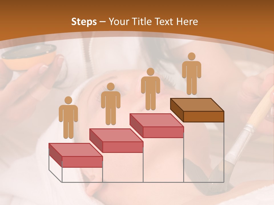 Beautiful Woman At The Spa Center For Face Care Session PowerPoint Template