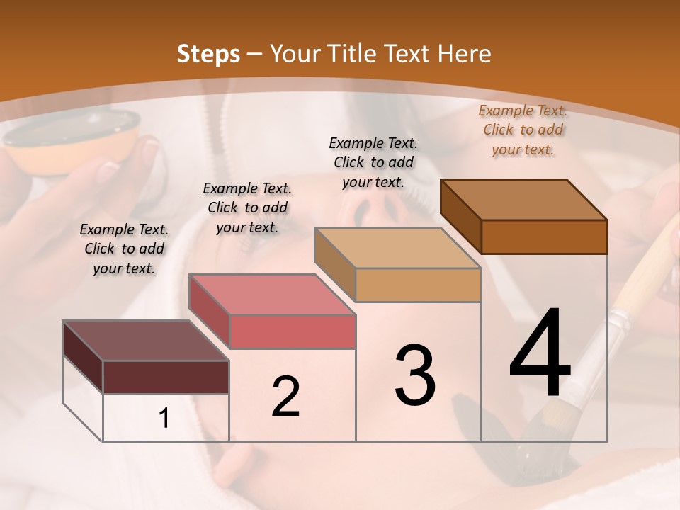 Beautiful Woman At The Spa Center For Face Care Session PowerPoint Template