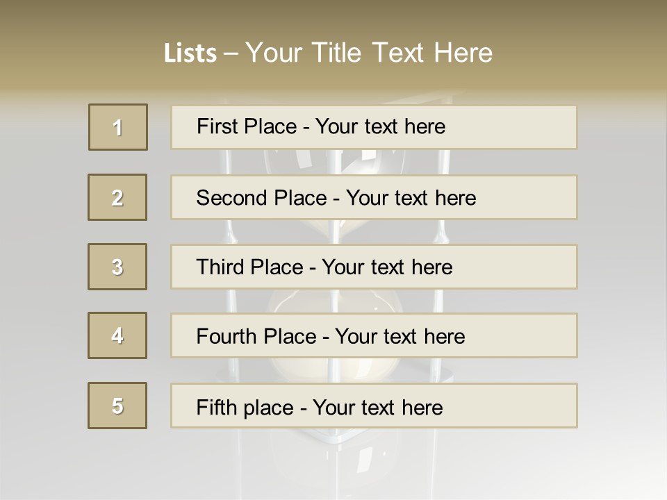 Hour Glass PowerPoint Template