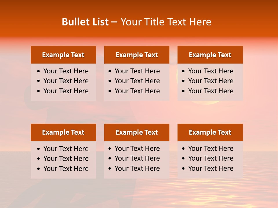 Couple In A Sexy Attitude Dancing In The Sunset PowerPoint Template