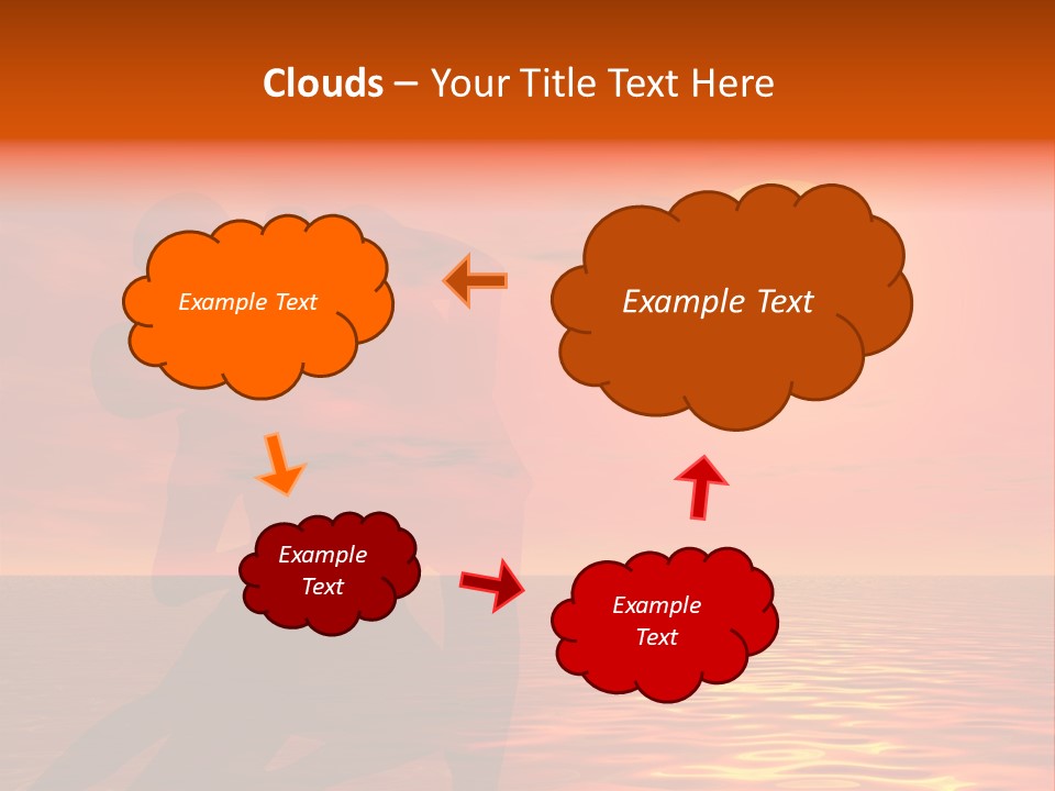 Couple In A Sexy Attitude Dancing In The Sunset PowerPoint Template