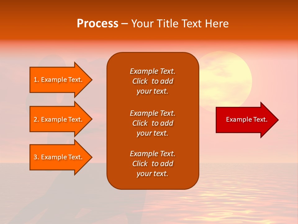 Couple In A Sexy Attitude Dancing In The Sunset PowerPoint Template