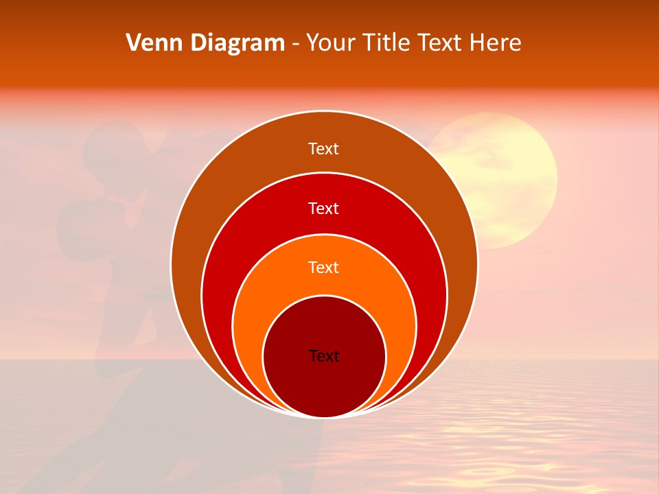 Couple In A Sexy Attitude Dancing In The Sunset PowerPoint Template