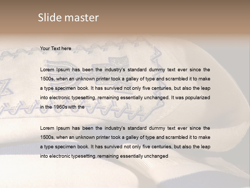 Prayer Shawl - Talis PowerPoint Template