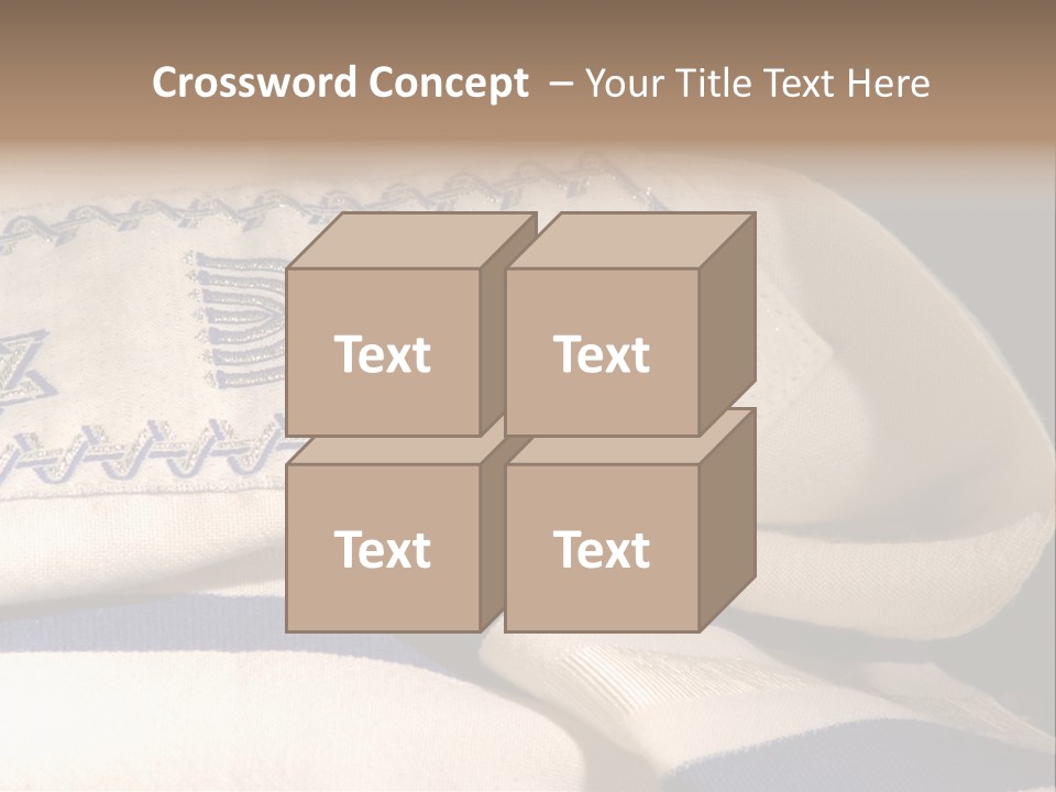 Prayer Shawl - Talis PowerPoint Template