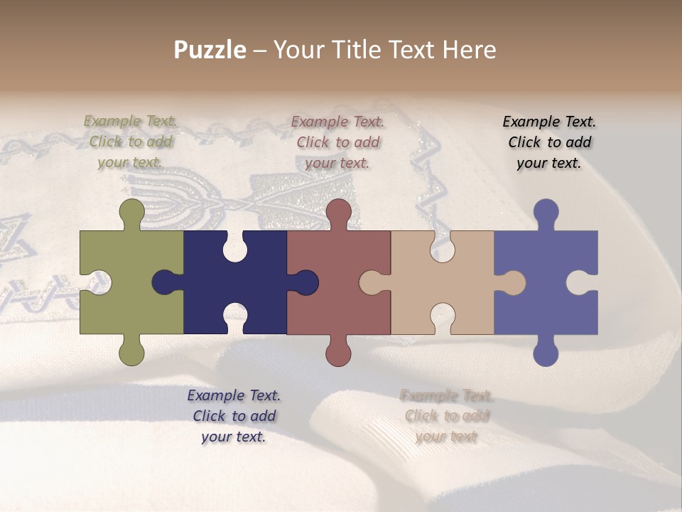 Prayer Shawl - Talis PowerPoint Template