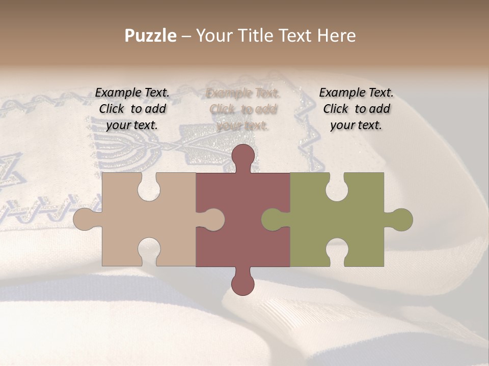 Prayer Shawl - Talis PowerPoint Template