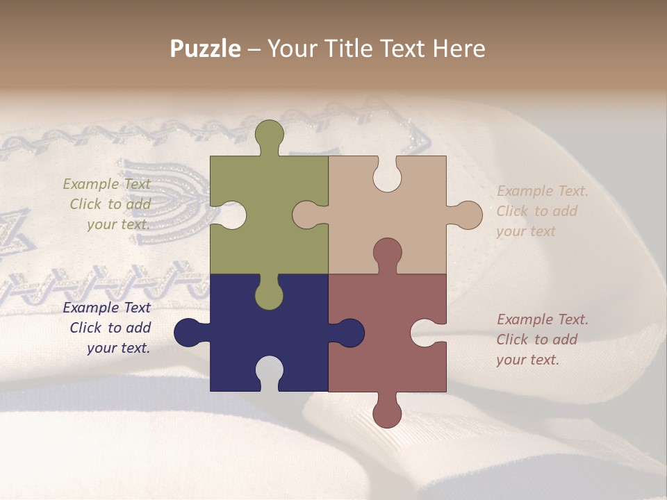 Prayer Shawl - Talis PowerPoint Template