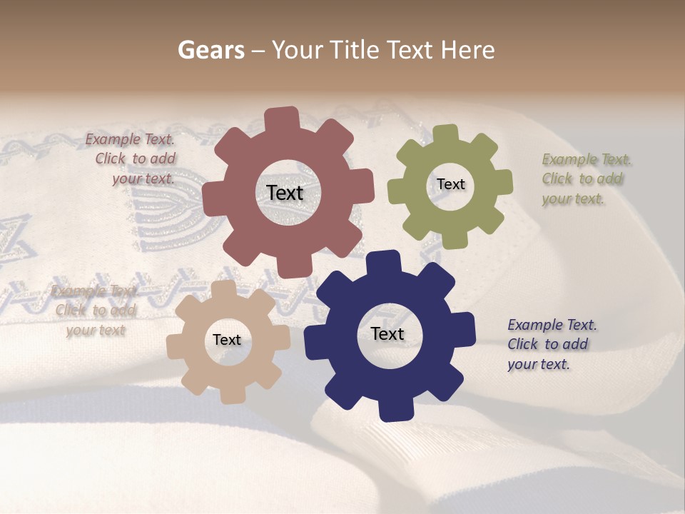 Prayer Shawl - Talis PowerPoint Template