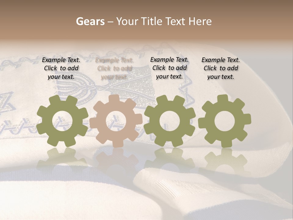 Prayer Shawl - Talis PowerPoint Template