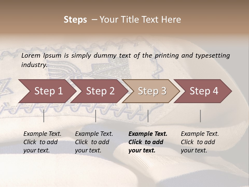 Prayer Shawl - Talis PowerPoint Template