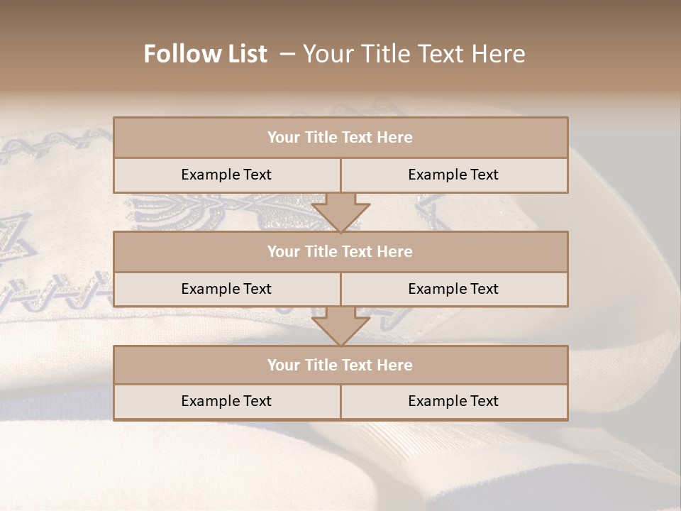 Prayer Shawl - Talis PowerPoint Template