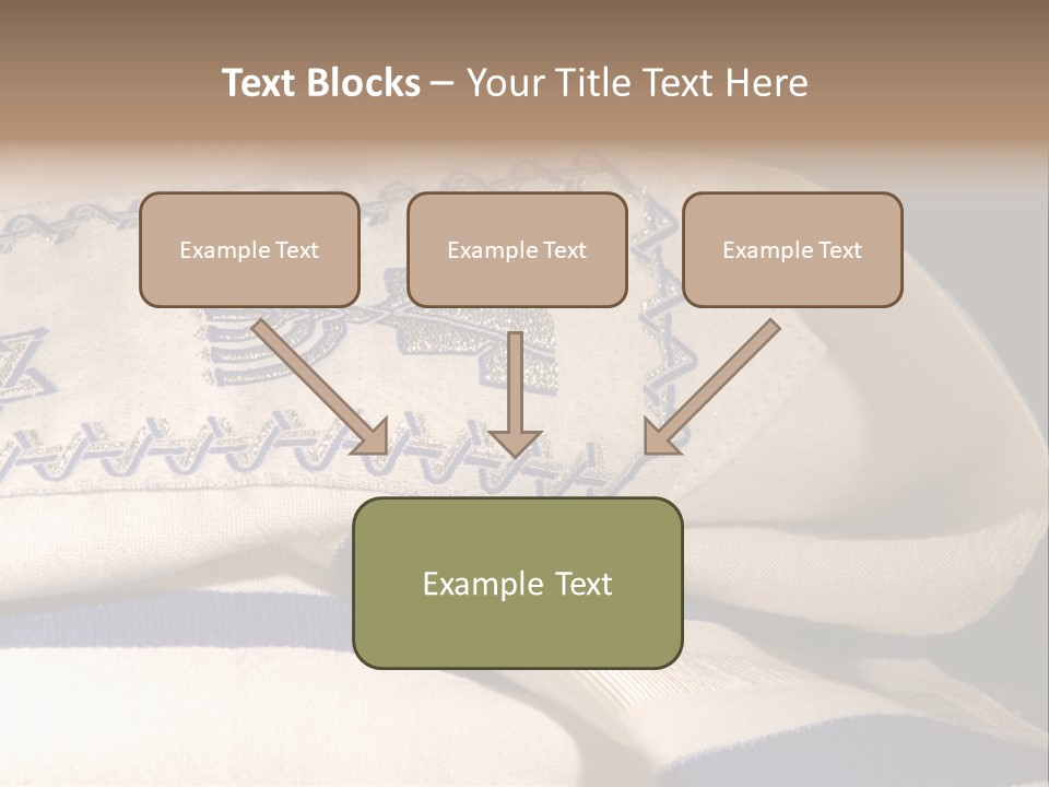 Prayer Shawl - Talis PowerPoint Template