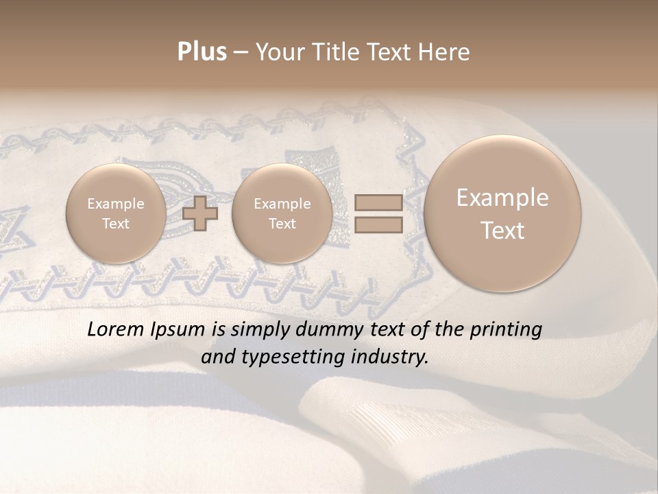 Prayer Shawl - Talis PowerPoint Template