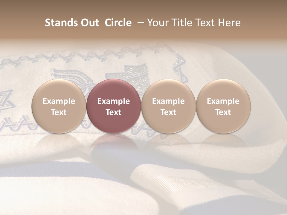 Prayer Shawl - Talis PowerPoint Template