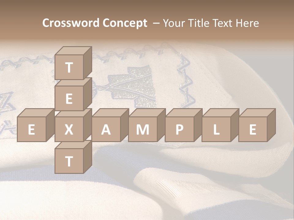 Prayer Shawl - Talis PowerPoint Template