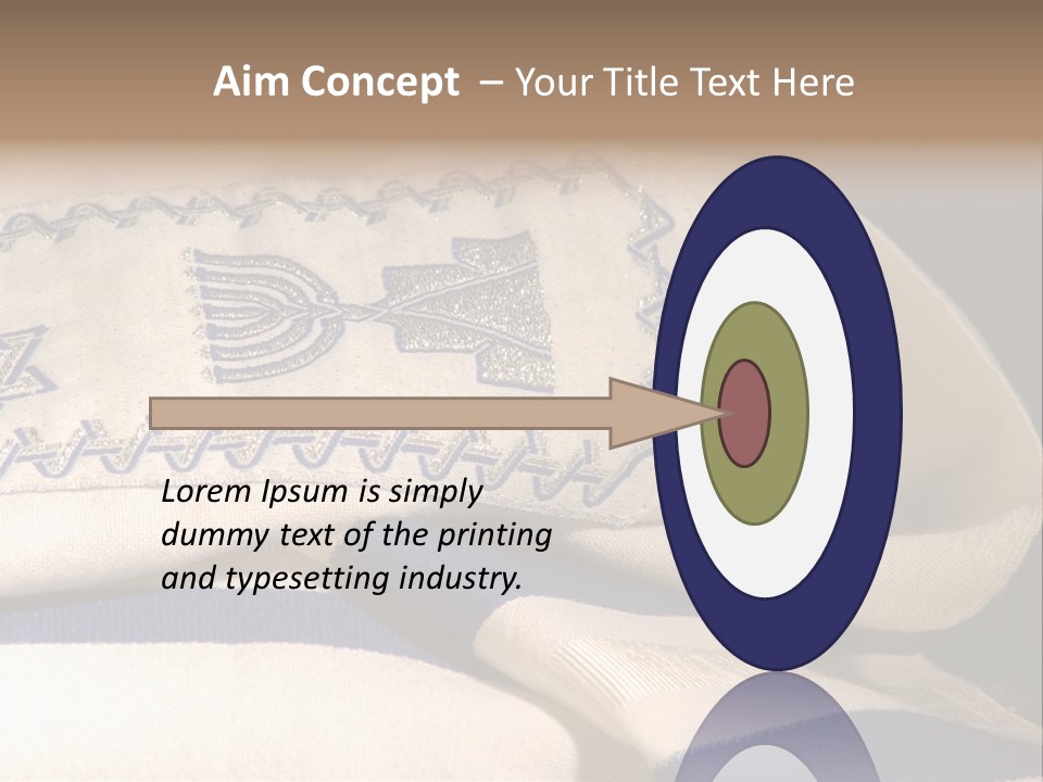 Prayer Shawl - Talis PowerPoint Template