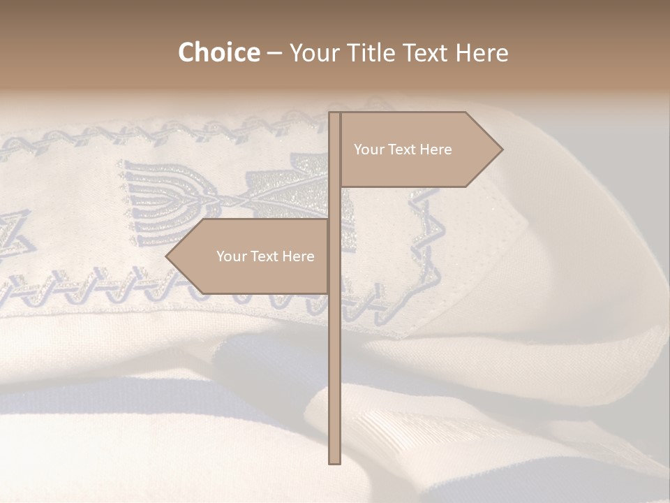 Prayer Shawl - Talis PowerPoint Template