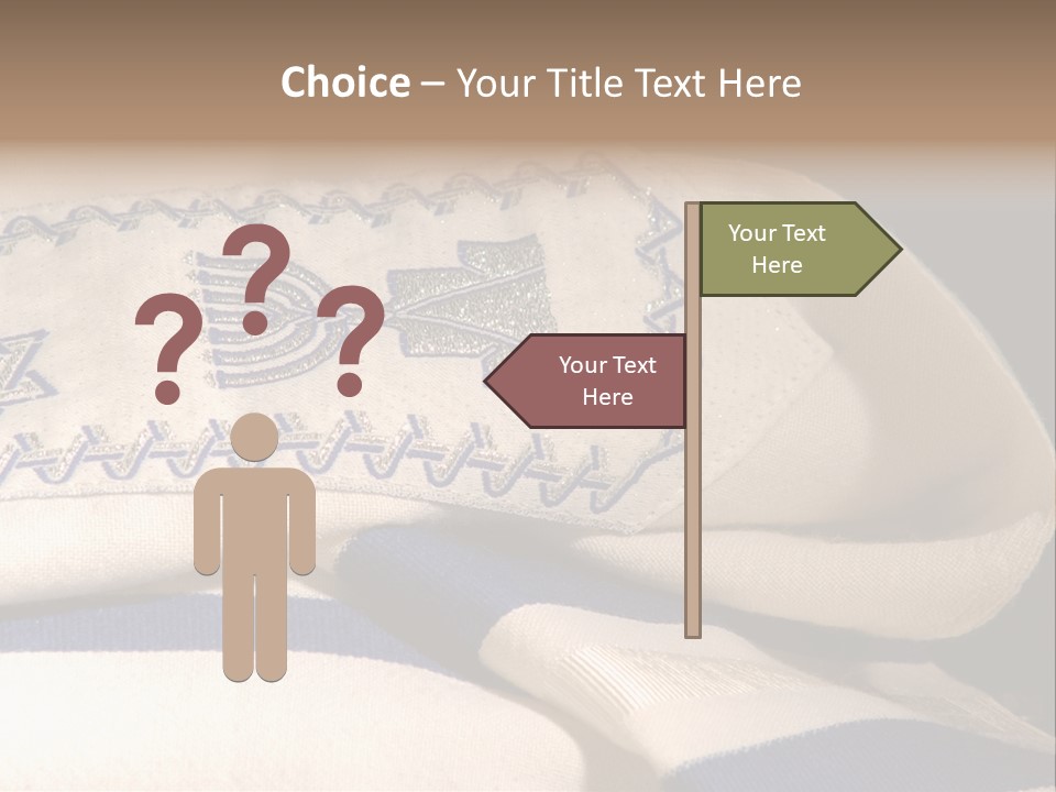 Prayer Shawl - Talis PowerPoint Template