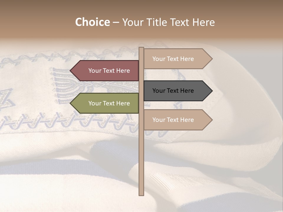 Prayer Shawl - Talis PowerPoint Template