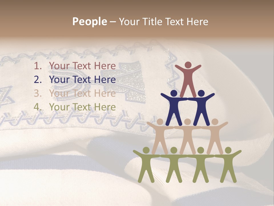 Prayer Shawl - Talis PowerPoint Template