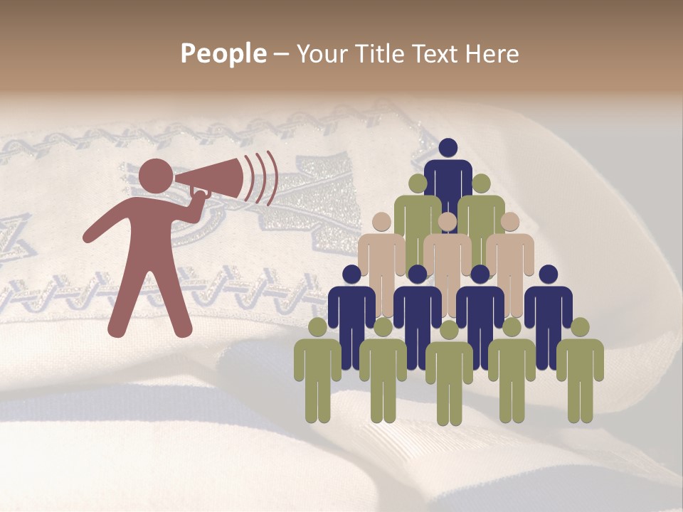 Prayer Shawl - Talis PowerPoint Template