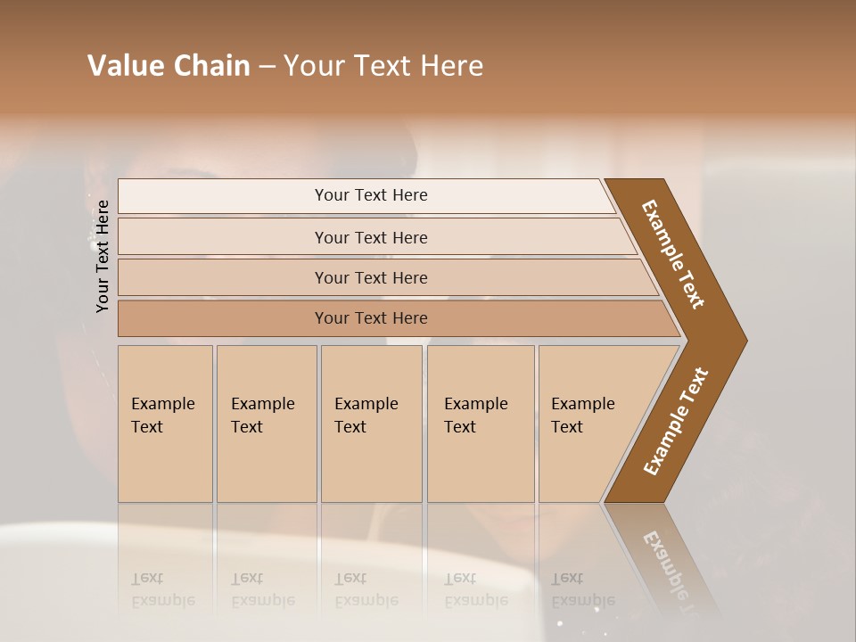 Woman In Her Kitchen With Daughter On The Computer PowerPoint Template