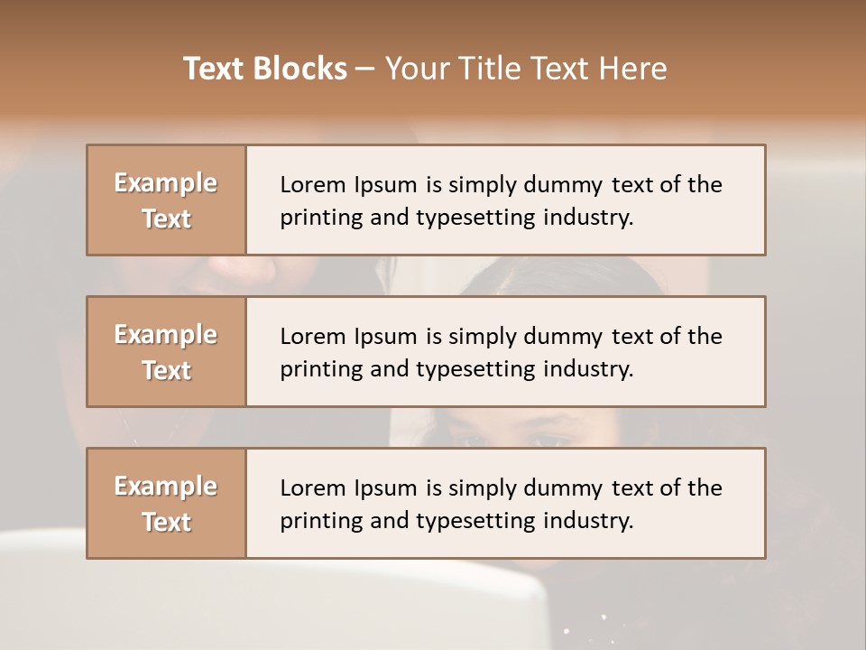 Woman In Her Kitchen With Daughter On The Computer PowerPoint Template