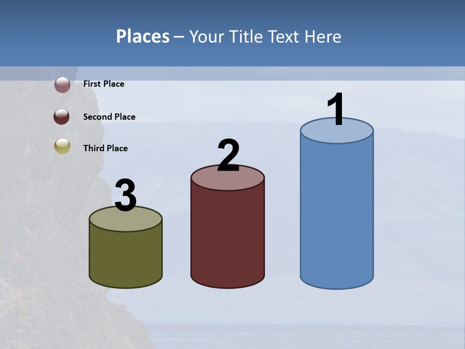 Black Rock Jumper PowerPoint Template